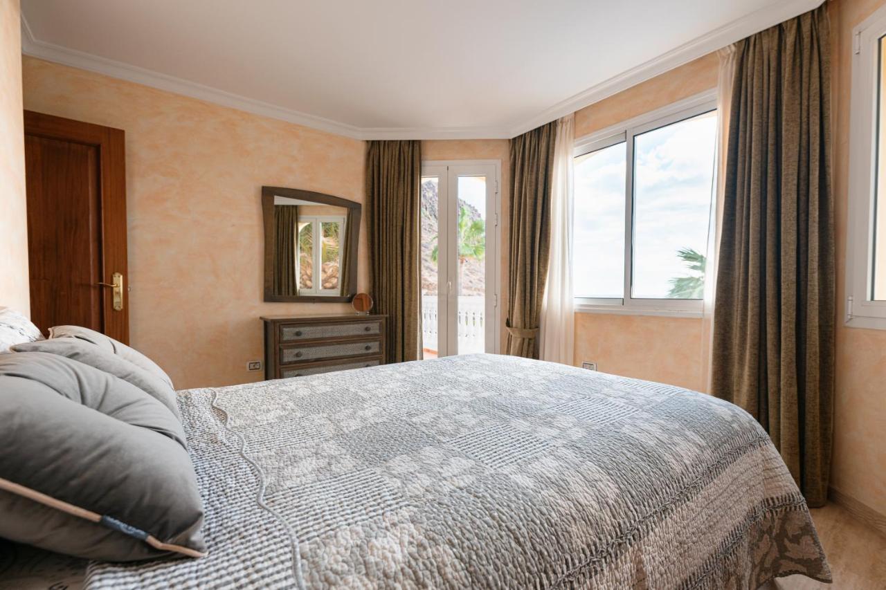 Villa Faya On The First Ocean Line With New Heated Pool 洛斯克里斯蒂亚诺斯 外观 照片